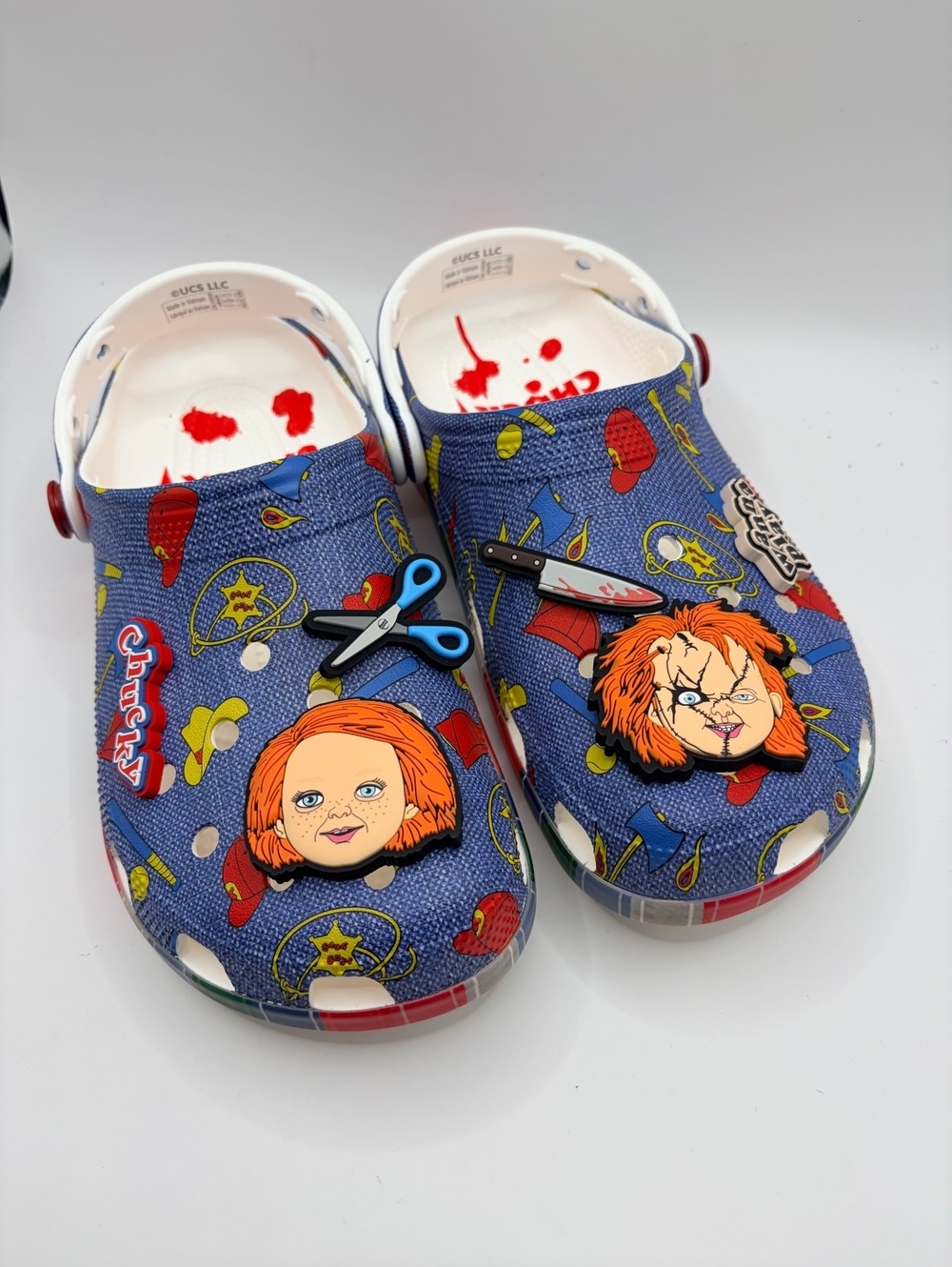 Crocs x Child’s Play Chucky Classic Clogs 7 Men / 8 Women